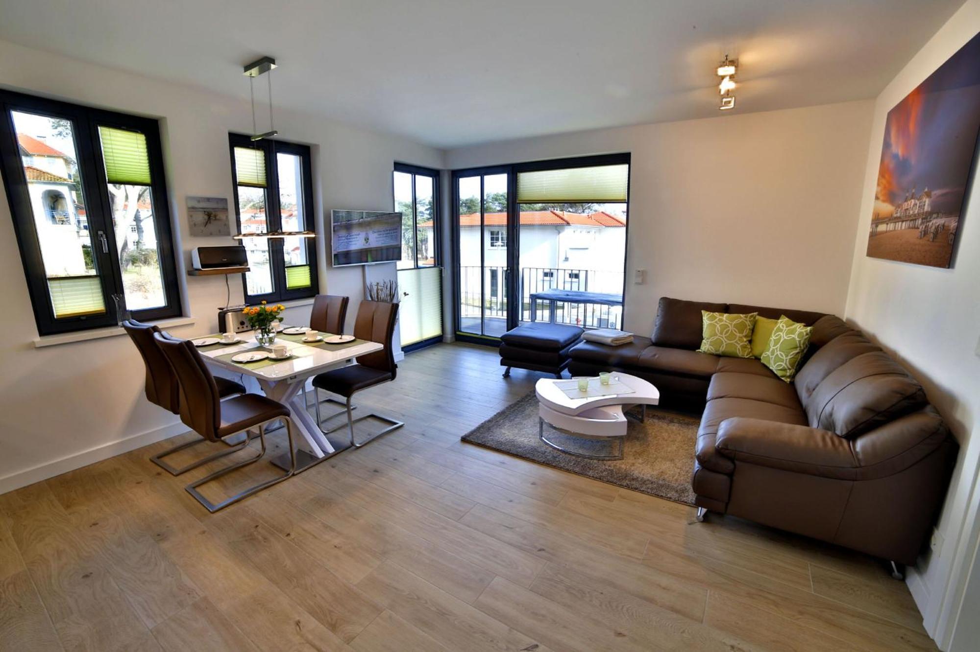 Ferienwohnung "Lachmoewe" In Der Villa Andrea Baabe Bagian luar foto